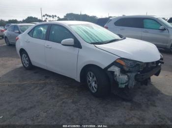  Salvage Toyota Corolla