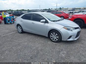  Salvage Toyota Corolla