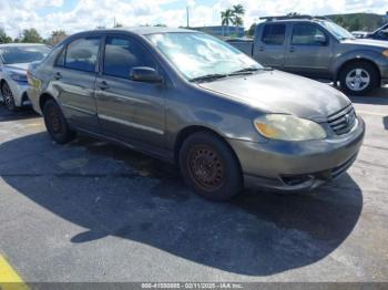  Salvage Toyota Corolla