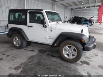  Salvage Jeep Wrangler