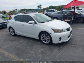  Salvage Lexus Ct