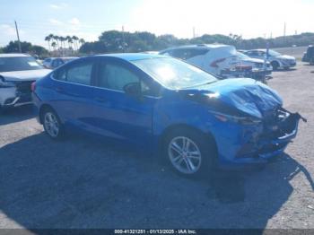  Salvage Chevrolet Cruze