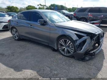  Salvage INFINITI Q50