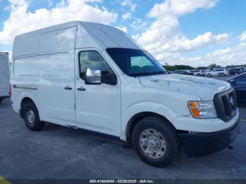  Salvage Nissan Nv