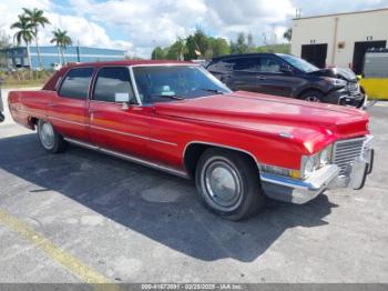  Salvage Cadillac 4 Door Sedan