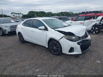  Salvage Toyota Corolla