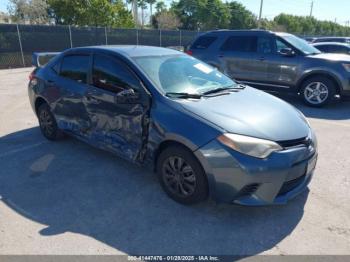  Salvage Toyota Corolla