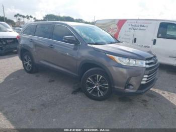  Salvage Toyota Highlander