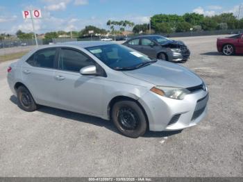  Salvage Toyota Corolla