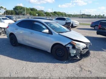  Salvage Toyota Corolla