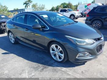  Salvage Chevrolet Cruze