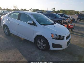  Salvage Chevrolet Sonic