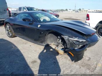  Salvage Ferrari Roma