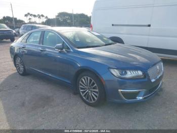  Salvage Lincoln MKZ