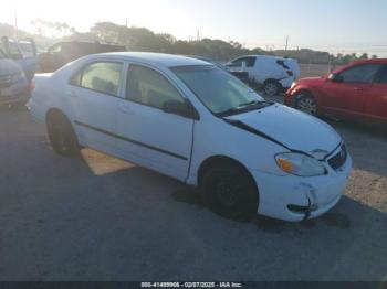  Salvage Toyota Corolla