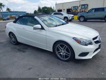  Salvage Mercedes-Benz E-Class