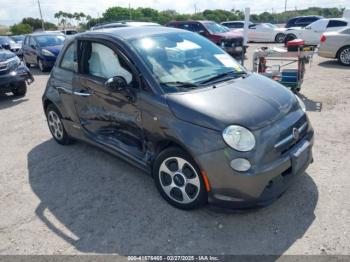  Salvage FIAT 500e