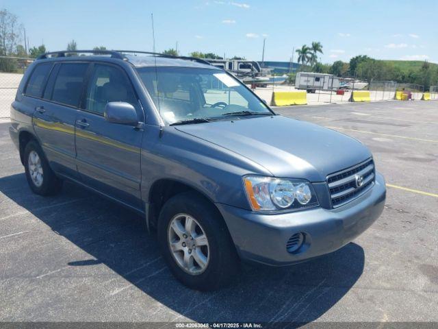  Salvage Toyota Highlander
