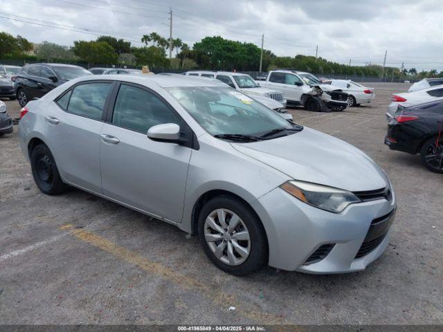  Salvage Toyota Corolla