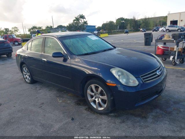  Salvage INFINITI G35x