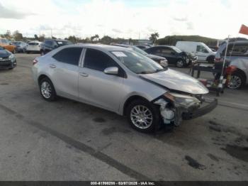  Salvage Toyota Corolla