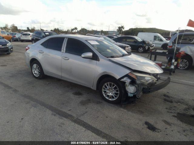  Salvage Toyota Corolla