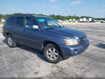  Salvage Toyota Highlander
