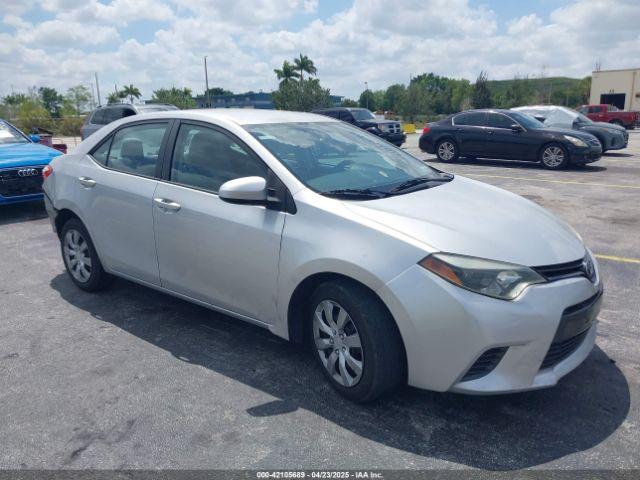  Salvage Toyota Corolla