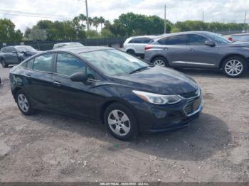  Salvage Chevrolet Cruze