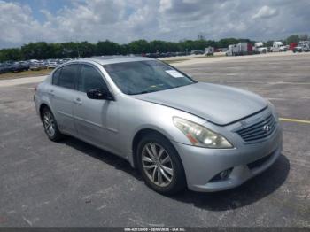  Salvage INFINITI G37x
