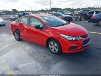  Salvage Chevrolet Cruze