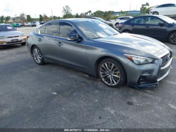  Salvage INFINITI Q50