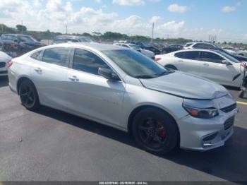  Salvage Chevrolet Malibu