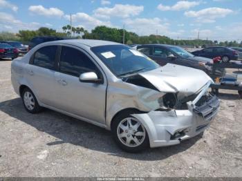  Salvage Chevrolet Aveo