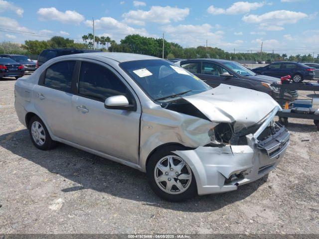  Salvage Chevrolet Aveo