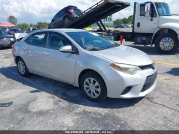  Salvage Toyota Corolla
