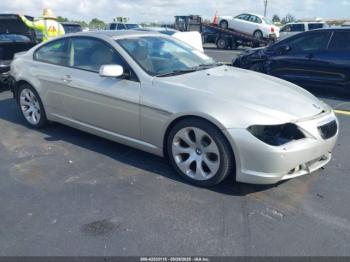  Salvage BMW 6 Series