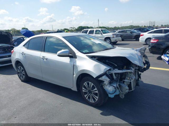  Salvage Toyota Corolla