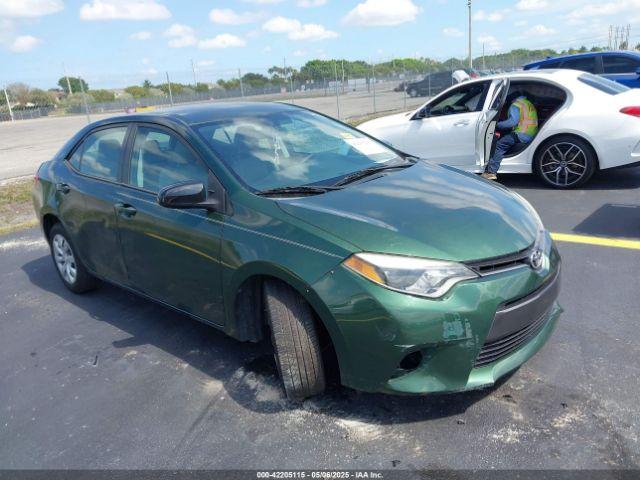  Salvage Toyota Corolla