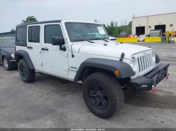  Salvage Jeep Wrangler