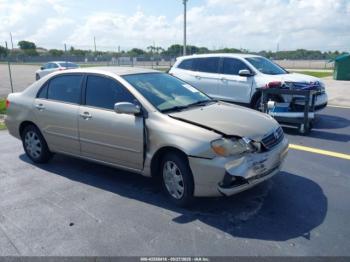  Salvage Toyota Corolla