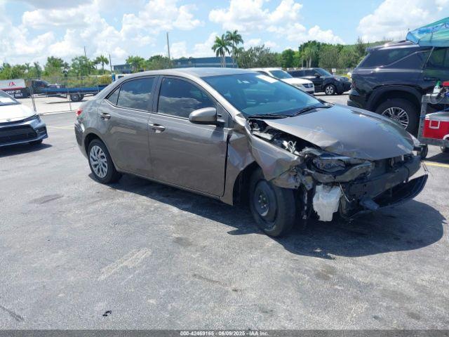  Salvage Toyota Corolla