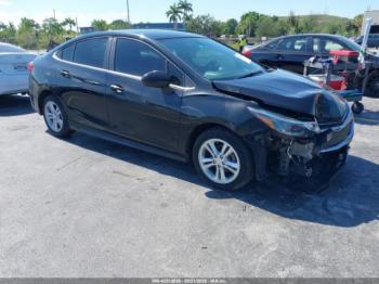  Salvage Chevrolet Cruze