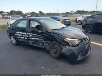  Salvage Toyota Corolla
