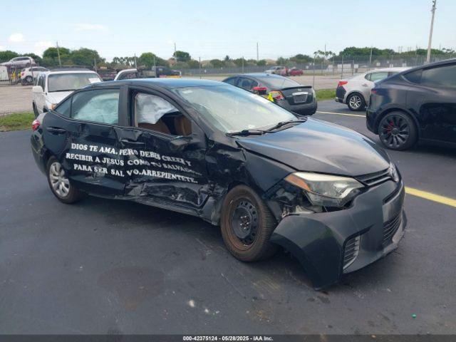 Salvage Toyota Corolla