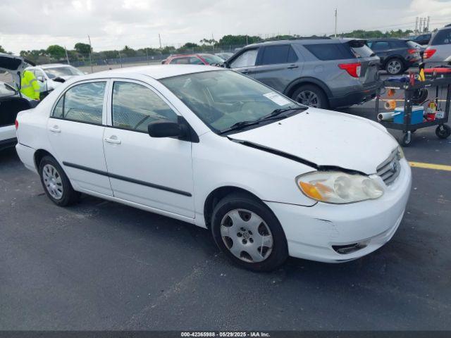  Salvage Toyota Corolla