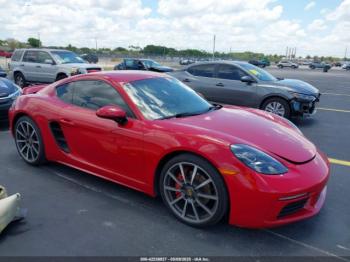  Salvage Porsche 718 Cayman