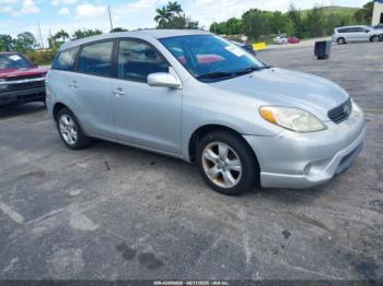  Salvage Toyota Matrix