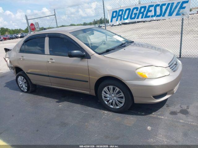  Salvage Toyota Corolla