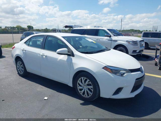  Salvage Toyota Corolla